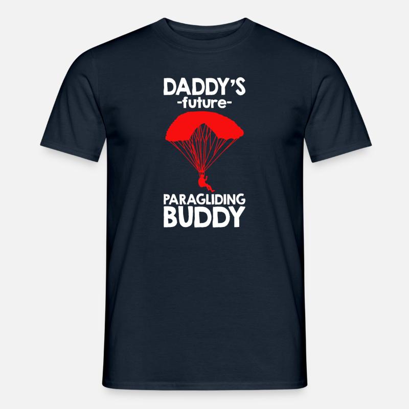 Daddy's Future Paragliding Buddy - Men's T-shirt - navy