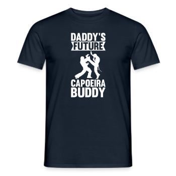 Daddy's Future Capoeira Buddy - Men's T-Shirt - navy - Front - AI Model Male 178 light (178cm)