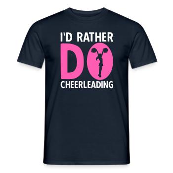 Je préfère faire du cheerleading - T-shirt homme - marine - Devant - AI Model Male 178 light (178cm)