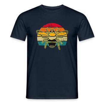 Abeille pour apiculteurs et apiculteurs - T-shirt homme - marine - Devant - AI Model Male 178 light (178cm)