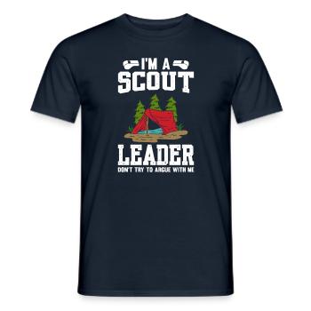 Je suis un chef scout N’essayez pas de discuter avec moi - T-shirt homme - marine - Devant - AI Model Male 178 light (178cm)