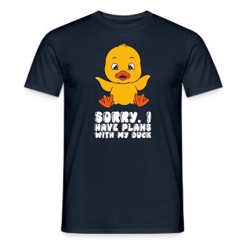 Drôles de canards Canard mignon - T-shirt homme - marine - Devant - AI Model Male 178 light (178cm)
