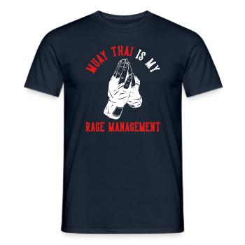 Muay Thai Boxe - T-shirt homme - marine - Devant - AI Model Male 178 light (178cm)