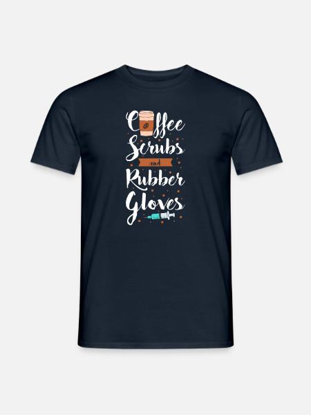Lustige Krankenschwester Geschenke - Männer T-Shirt - Navy