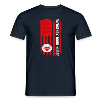 Lustige Krankenschwester Geschenke - Männer T-Shirt - Navy - Vorne - AI Model Male 178 light (178cm)