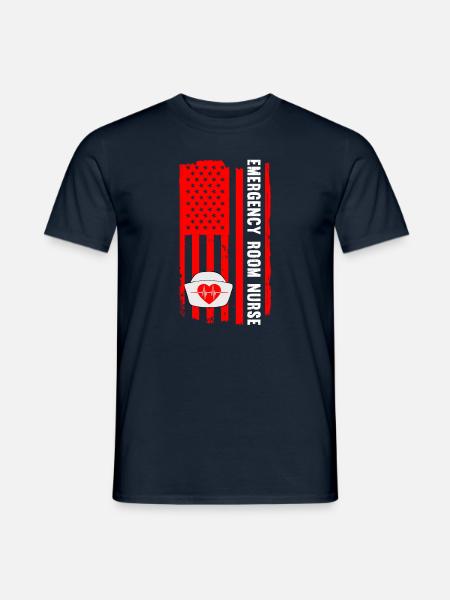 Lustige Krankenschwester Geschenke - Männer T-Shirt - Navy