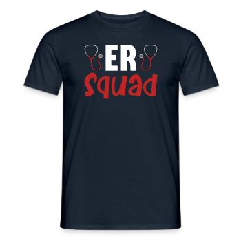 Lustige Krankenschwester Geschenke - Männer T-Shirt - Navy - Vorne - AI Model Male 178 light (178cm)