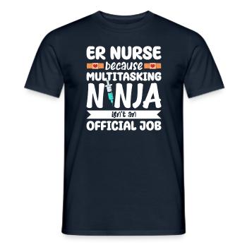 Lustige Krankenschwester Geschenke - Männer T-Shirt - Navy - Vorne - AI Model Male 178 light (178cm)