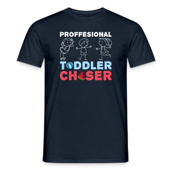 Au Pair Fille Maternelle Nounou - T-shirt homme - marine - Devant - AI Model Male 178 light (178cm)