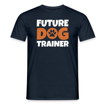 Dog Trainer Dog School Dog Sports - Men's T-Shirt - navy - Front - AI Model Male 178 light (178cm)