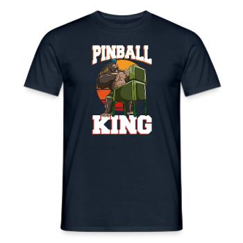 Pinball Machine Pinball Machine - Men's T-Shirt - navy - Front - AI Model Male 178 light (178cm)