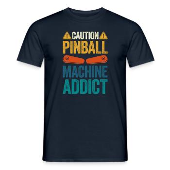 Pinball Machine Pinball Machine - Men's T-Shirt - navy - Front - AI Model Male 178 light (178cm)