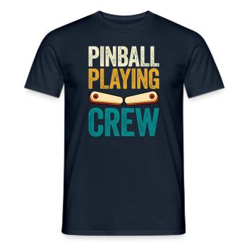 Pinball Machine Pinball Machine - Men's T-Shirt - navy - Front - AI Model Male 178 light (178cm)
