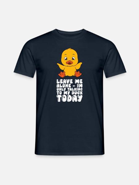 Lustige Ente Süße Enten - Männer T-Shirt - Navy