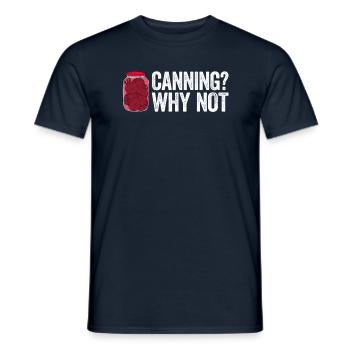 Funny Canning - Männer T-Shirt - Navy - Vorne - AI Model Male 178 light (178cm)