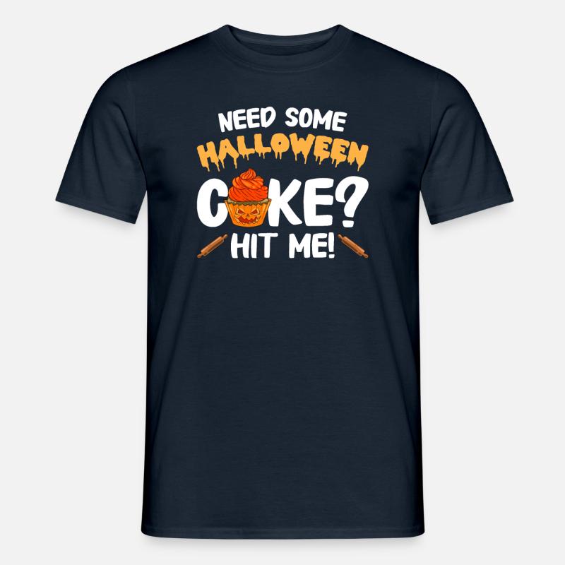 Bäcker Halloween Geschenke Konditor - Männer T-Shirt - Navy