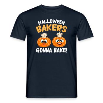 Boulanger Halloween Cadeaux Confiseur - T-shirt homme - marine - Devant - AI Model Male 178 light (178cm)