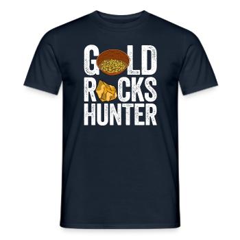Orpaillage Recherche d’or - T-shirt homme - marine - Devant - AI Model Male 178 light (178cm)