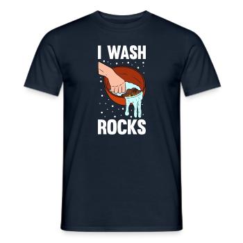 Orpaillage Recherche d’or - T-shirt homme - marine - Devant - AI Model Male 178 light (178cm)
