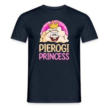 Pierogi Recipe Polish Pierogi - Men's T-Shirt - navy - Front - AI Model Male 178 light (178cm)