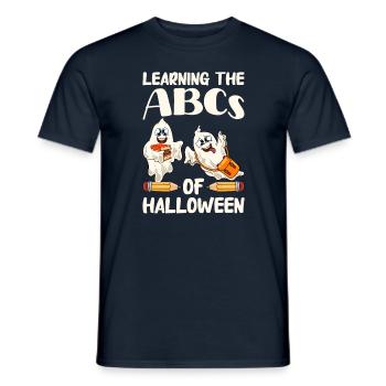 Lustige Lehrer Halloween Geschenke - Männer T-Shirt - Navy - Vorne - AI Model Male 178 light (178cm)
