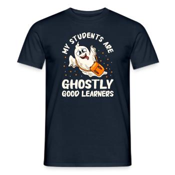 Lustige Lehrer Halloween Geschenke - Männer T-Shirt - Navy - Vorne - AI Model Male 178 light (178cm)
