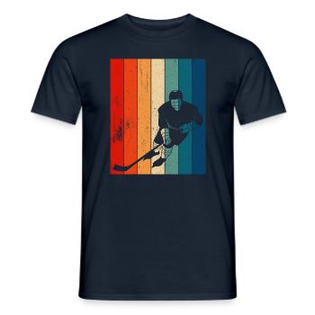 Eishockey Spruch für Eishockeyspieler - Männer T-Shirt - Navy - Vorne - AI Model Male 178 light (178cm)