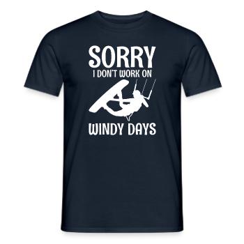 Kiteboarding Kitesurfer Kitesurfing Kiteboarder - Men's T-Shirt - navy - Front - AI Model Male 178 light (178cm)