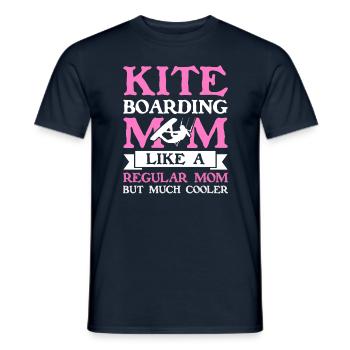 Kiteboarding Kitesurfer Kitesurfing Kiteboarder - Men's T-Shirt - navy - Front - AI Model Male 178 light (178cm)