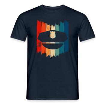Security Kleidung Security Zubehör - Männer T-Shirt - Navy - Vorne - AI Model Male 178 light (178cm)