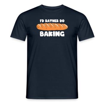 Baking Bread Bakery Bakery Bread Making - Men's T-Shirt - navy - Front - AI Model Male 178 light (178cm)