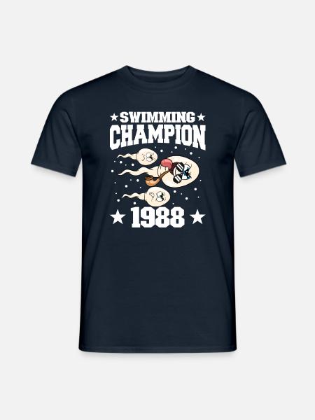 1988 Anniversaire 36 ans - T-shirt homme - marine