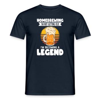 Beer Homebrewing Beer Be - Men's T-Shirt - navy - Front - AI Model Male 178 light (178cm)
