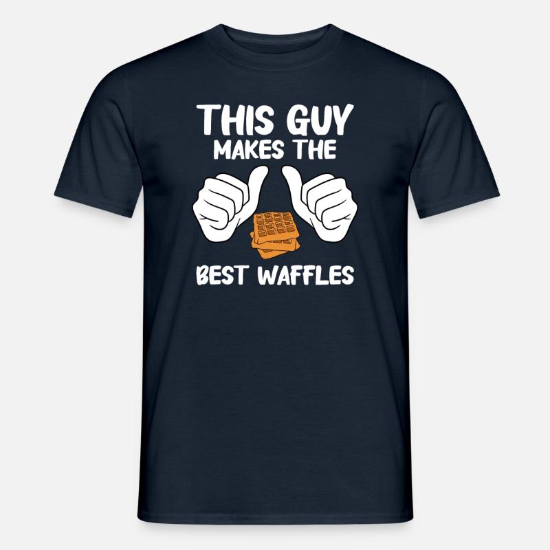 Waffle making waffle maker - Men’s T-shirt - navy