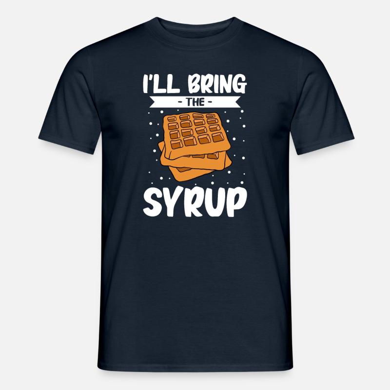 Waffle making waffle maker - Men’s T-shirt - navy
