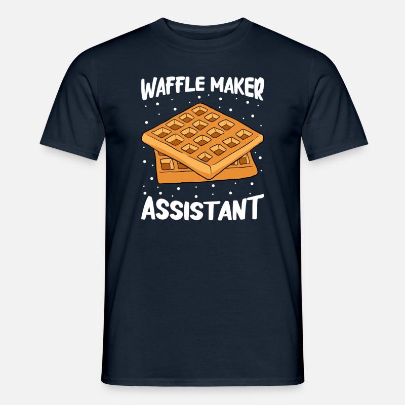 Waffle making waffle maker - Men’s T-shirt - navy