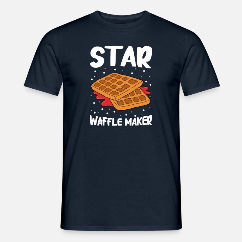 Waffle making waffle maker - Men’s T-shirt - navy