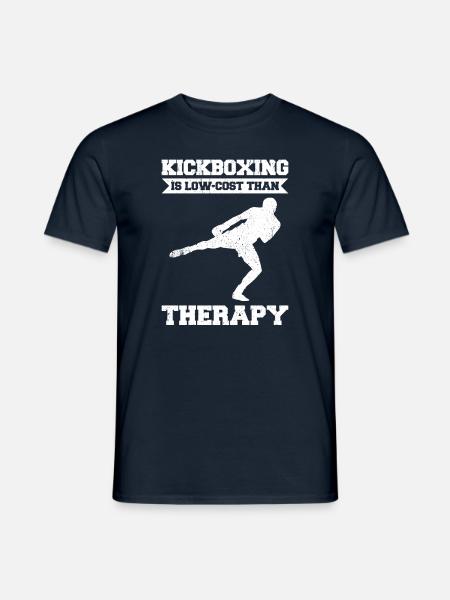 Kickboxen Kickboxer Kickboxing - Men's T-Shirt - navy