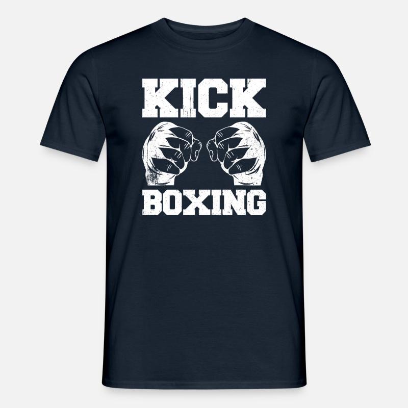 Kickboxen Kickboxer Kickboxing - Männer T-Shirt - Navy