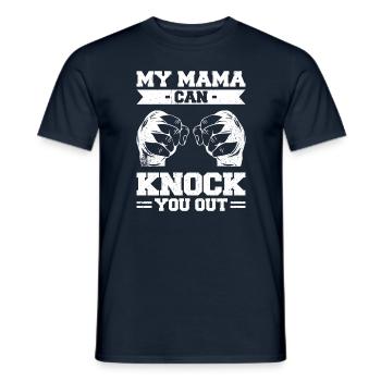 Kickboxen Kickboxer Kickboxing - T-shirt homme - marine - Devant - AI Model Male 178 light (178cm)
