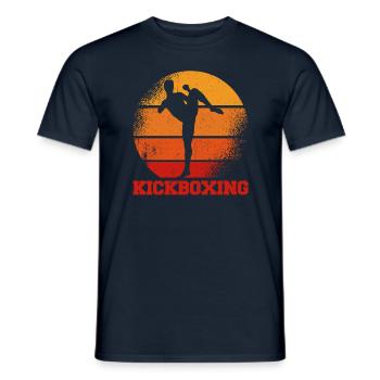 Kickboxen Kickboxer Kickboxing - Men's T-Shirt - navy - Front - AI Model Male 178 light (178cm)
