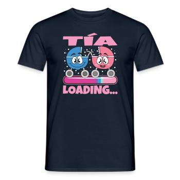 Tante 2024 Tante Werden 2024 - Männer T-Shirt - Navy - Vorne - AI Model Male 178 light (178cm)