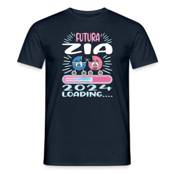 Zia 2024 Loading Tante 2024 - Männer T-Shirt - Navy - Vorne - AI Model Male 178 light (178cm)