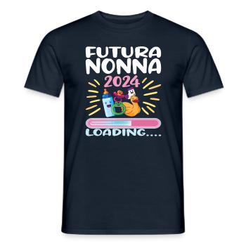 Nonna 2024 Loading Granny 2024 - Men's T-Shirt - navy - Front - AI Model Male 178 light (178cm)