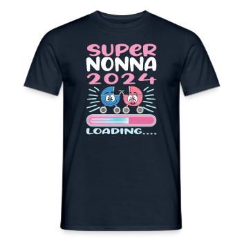 Nonna 2024 Loading Granny 2024 - Men's T-Shirt - navy - Front - AI Model Male 178 light (178cm)