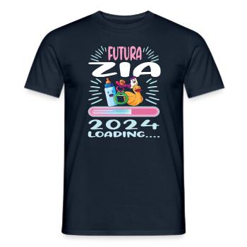 Zia 2024 Loading Tante 2024 - Männer T-Shirt - Navy - Vorne - AI Model Male 178 light (178cm)