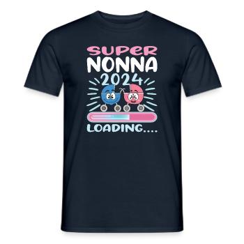 Nonna 2024 Loading Granny 2024 - Men's T-Shirt - navy - Front - AI Model Male 178 light (178cm)