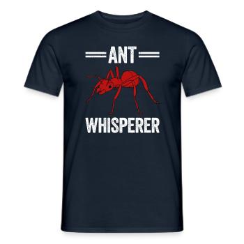 Antkeeping Ameisenzucht Ameisen - Männer T-Shirt - Navy - Vorne - AI Model Male 178 light (178cm)