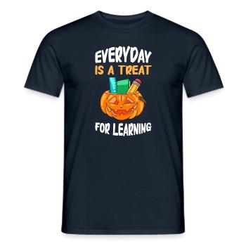 Lustige Lehrer Halloween Geschenke - Männer T-Shirt - Navy - Vorne - AI Model Male 178 light (178cm)
