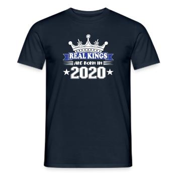 Cadeau d’anniversaire 2020 Millésime 2020 - T-shirt homme - marine - Devant - AI Model Male 178 light (178cm)